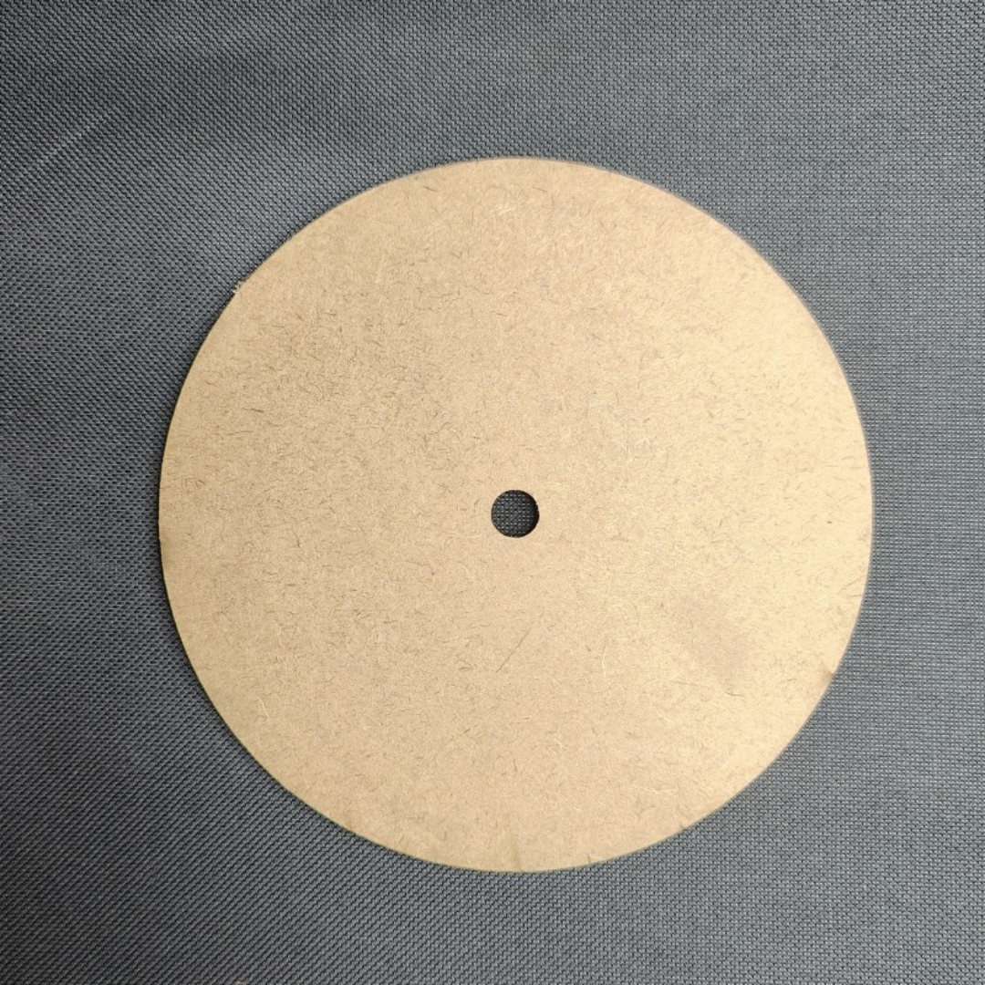 6 inch MDF Clock Base - 4 mm