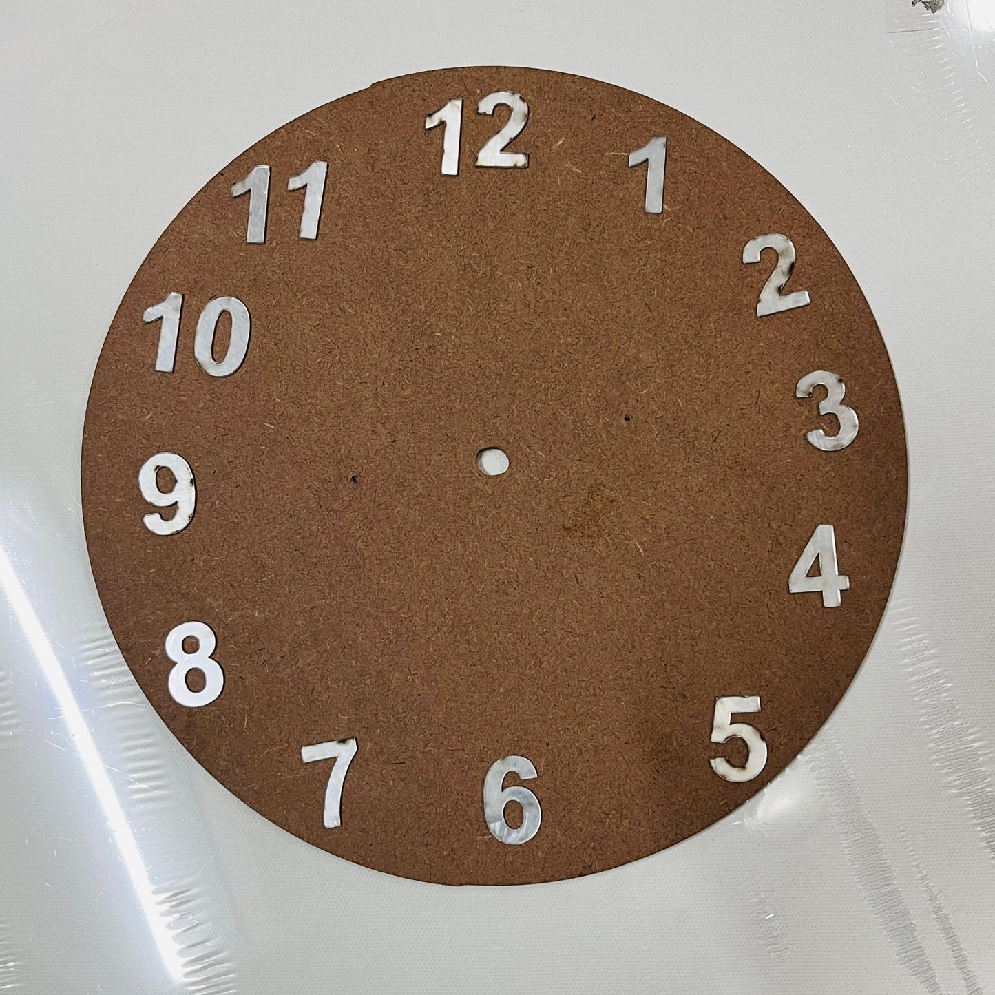 1 inch Silver English Clock Number Full set