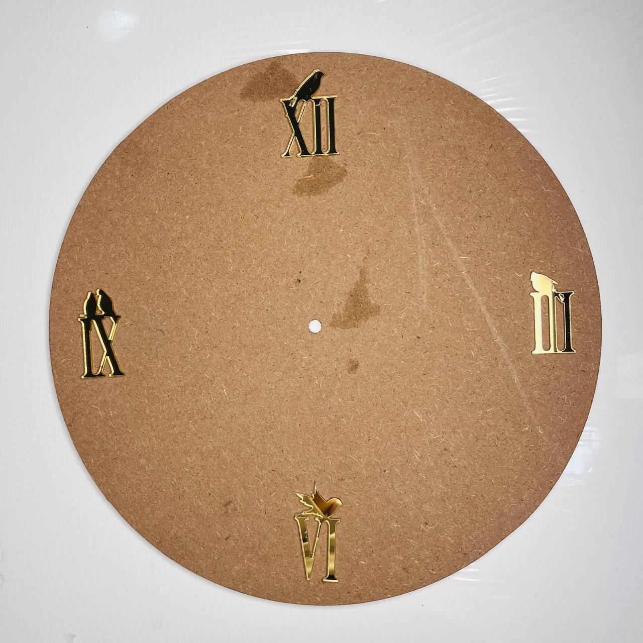 1.5 inch Designer Roman 4 Pcs Clock Number