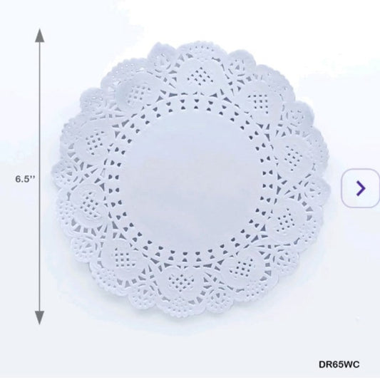 6.5 inch Coaster Packing White