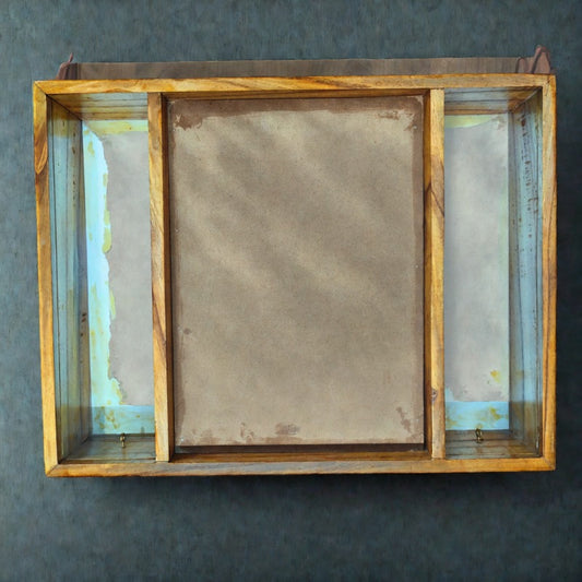 Wedding Kaleera Hanging Teakwood Frame - 4 Inch Deep