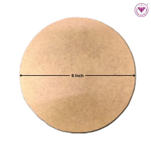 6 inch MDF Plain - 2mm