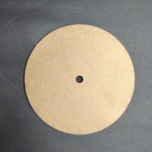 6 inch Clock MDF Round Base - 6mm