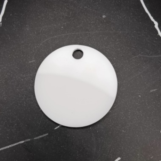 1.5 inch Round Acrylic Luggage Tag