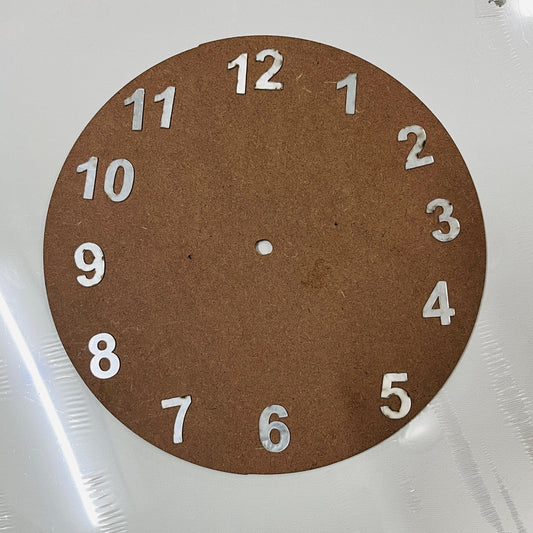 1 inch Silver English Clock Number Full set