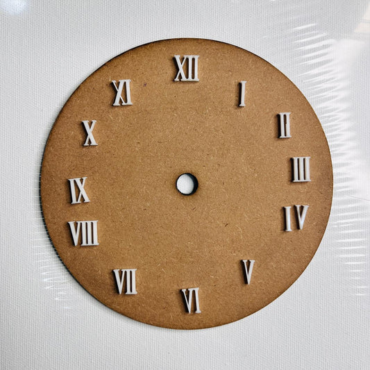 0.5 inch White Roman Clock Number Full set