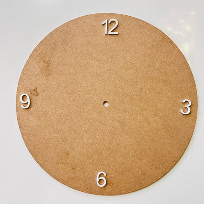 1 inch English 4 Pcs Clock Number
