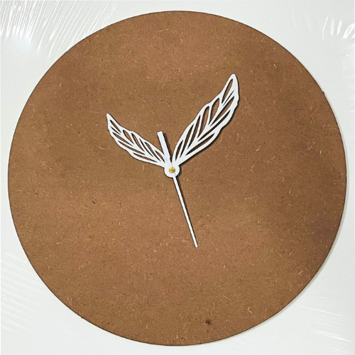 White Butterfly Clock Hands - Design 2