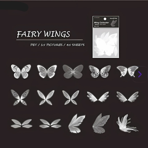 Wings Collection Deco Sticker Pack #1 - 45pc