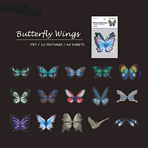 Wings Collection Deco Sticker Pack #3 - 45pc