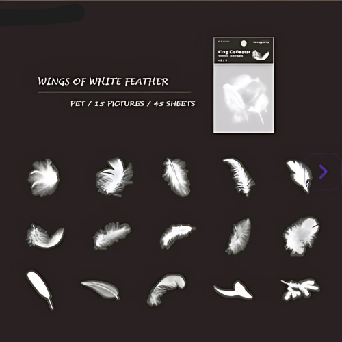 Wings Collection Deco Sticker Pack #5 - 45pc