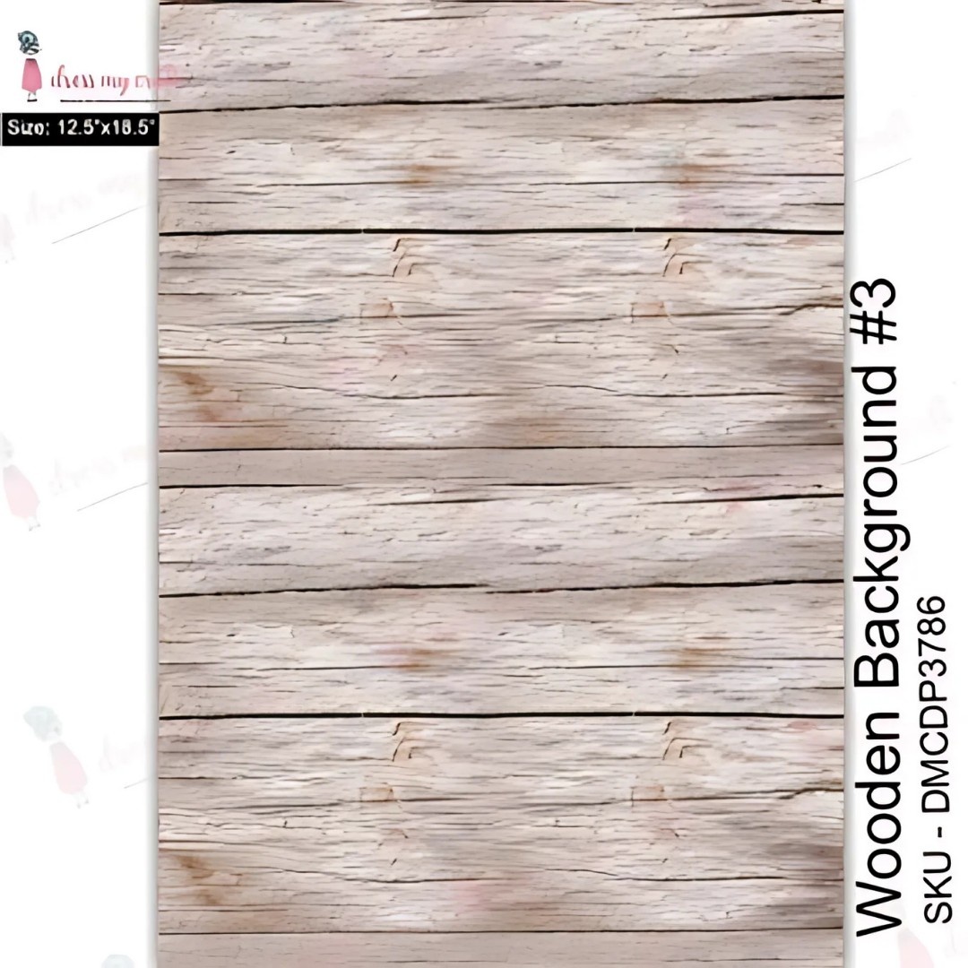 WoodenBackground3-TransferMe12.5_x18.5 White Chalk Adirondack - FolkArt Home D?cor - Image 1