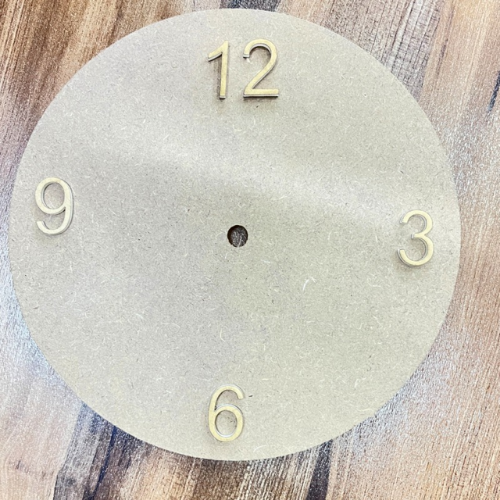 1 inch White English 4 Pcs Clock Number 1 inch White English 4 Pcs Clock Number - Image 1