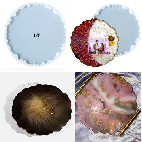 14 inch Agate Tray Mold 14 inch Agate Tray Mold - Image 1