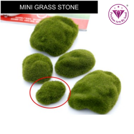3Cm Mini Grass Stone Miniature