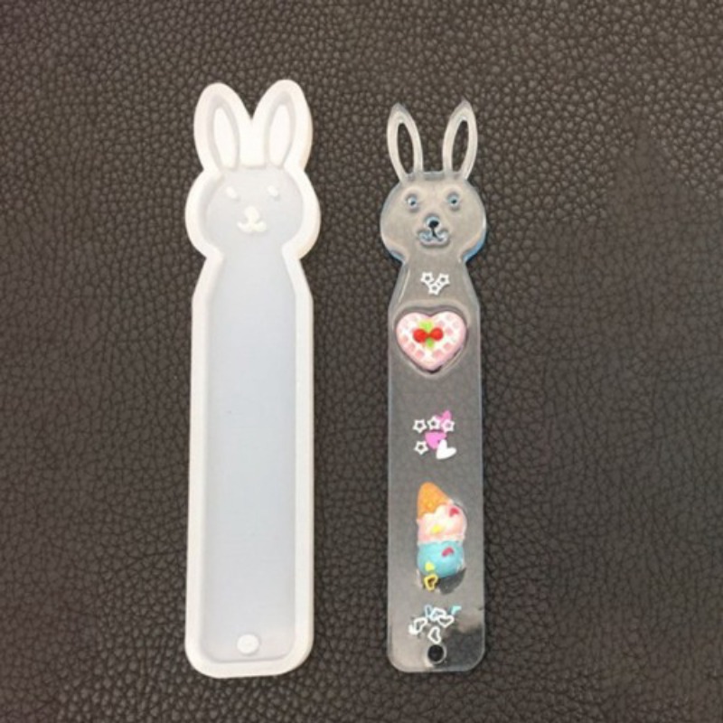 62282c5794e4b_1069_1282 Big Rabbit Bookmark Mold - Image 1