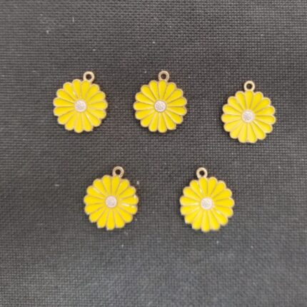 Yellow Flowers 6 Charm