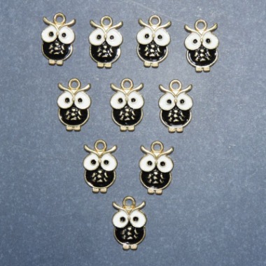 Owl Black Charm