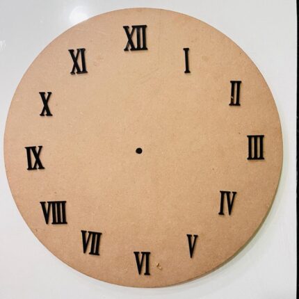 1.5 Inch Black Roman Clock Number Acrylic
