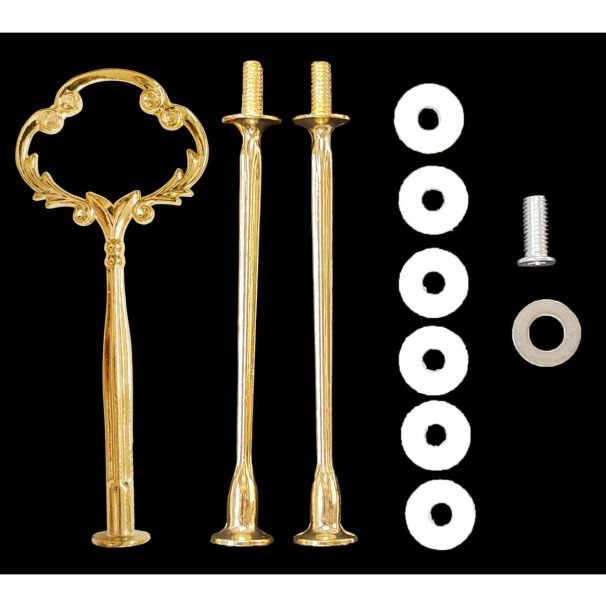 62282c5794e4b_455_551 3 Tier Cake Stand Gold Telephone - Image 1