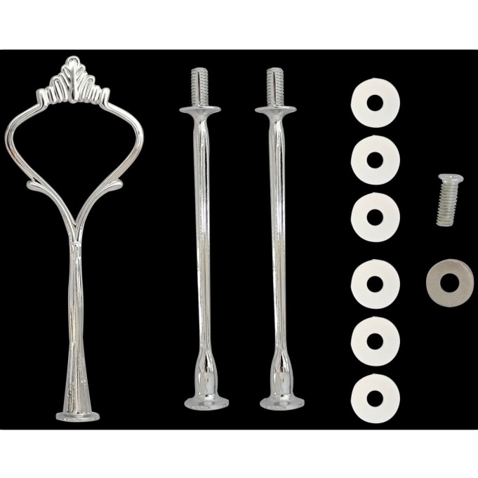 62282c5794e4b_490_574 3 Tier Cake Stand Silver Crown - Image 1