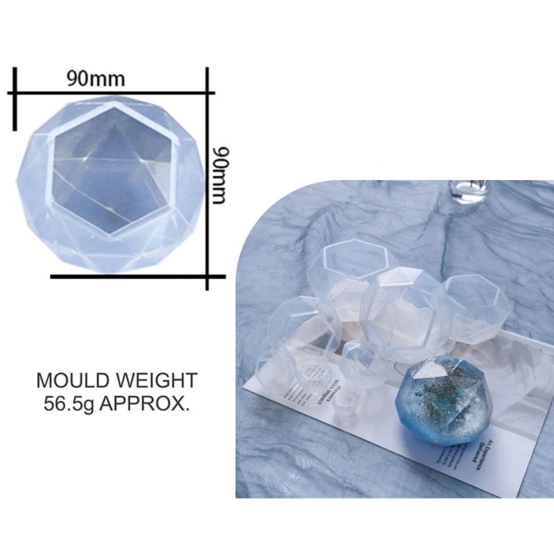 62282c5794e4b_6531_8215 3D Diamond Paper Weight Mold - Image 1