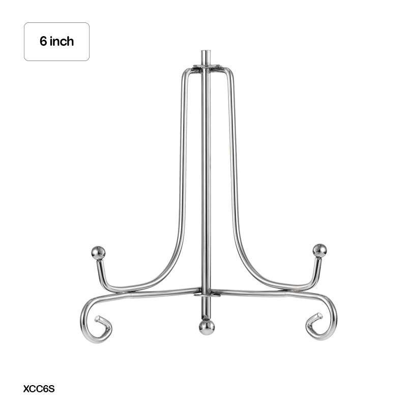 62282c5794e4b_6775_8554 6 inch Silver Metal Stand - Type Foldable Type 2 - Image 1