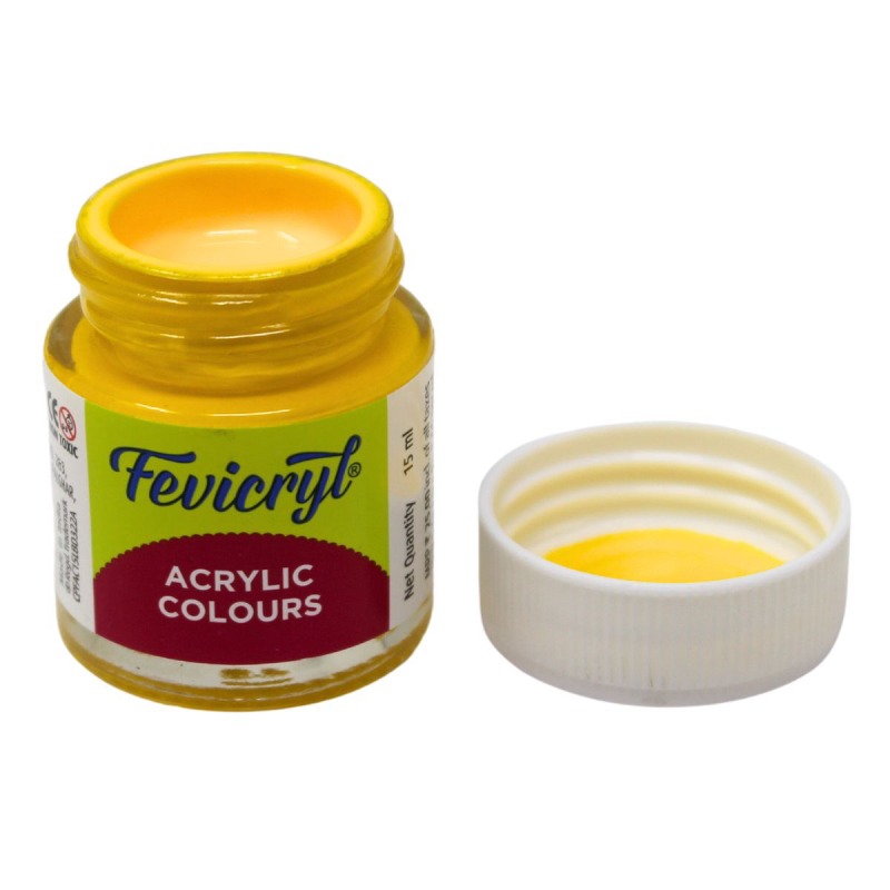 62282c5794e4b_7227_9218 Fevicryl - Golden Yellow - 15ml - Image 1