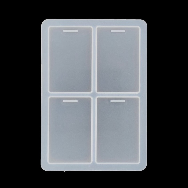 62282c5794e4b_7535_9588 4 Cavity Luggage Tag Mold - Image 1