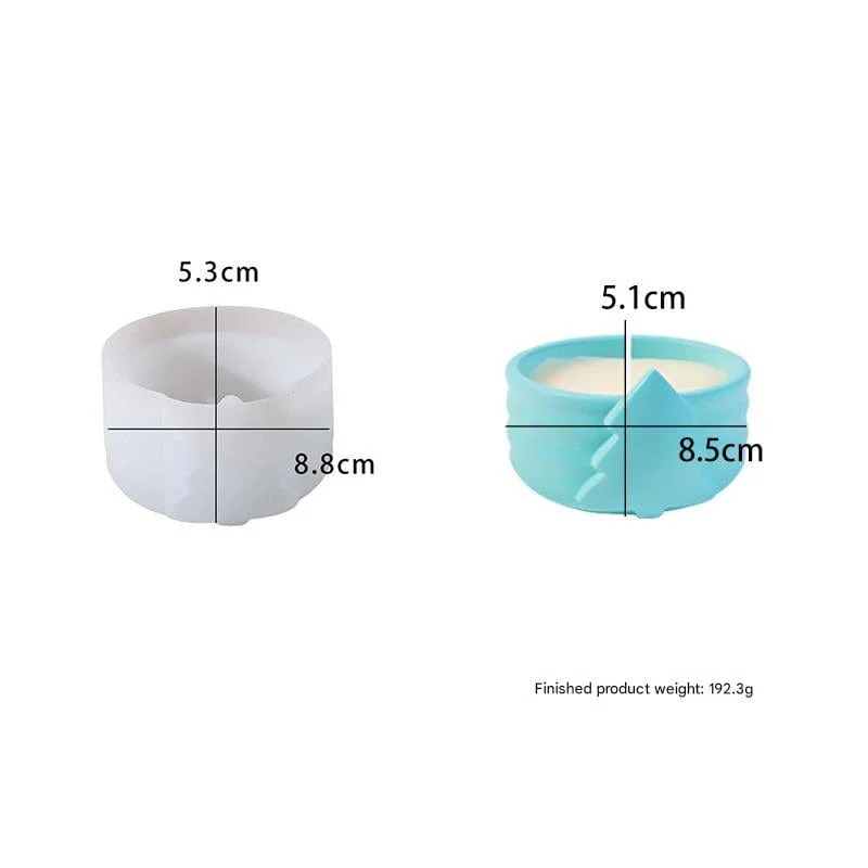 62282c5794e4b_8172_10223 Christmas T-light & Candle Base Mold - Image 1