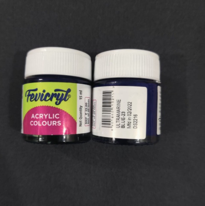 62282c5794e4b_946_1113 Ultramarine Blue - Fevicryl Acrylic Colour 15ml - Image 1