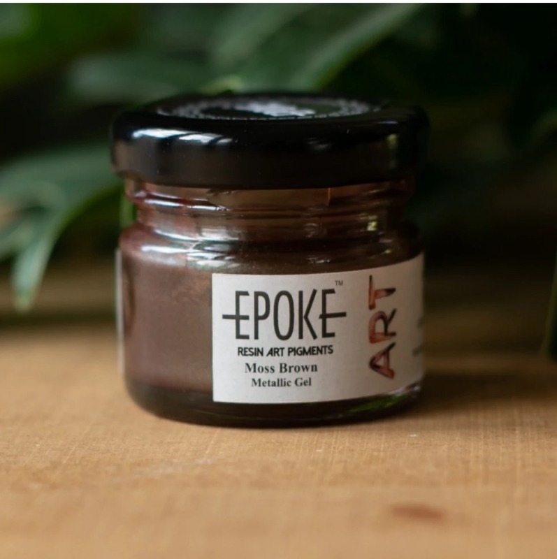 62282c5794e4b_962_1129 Moss Brown (Metallic) - Mini Pigment Paste -20g - Image 1