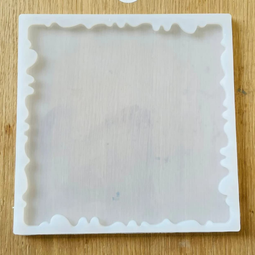 8 inch Square Agate Mold 8 inch Square Agate Coaster Mold - Image 1