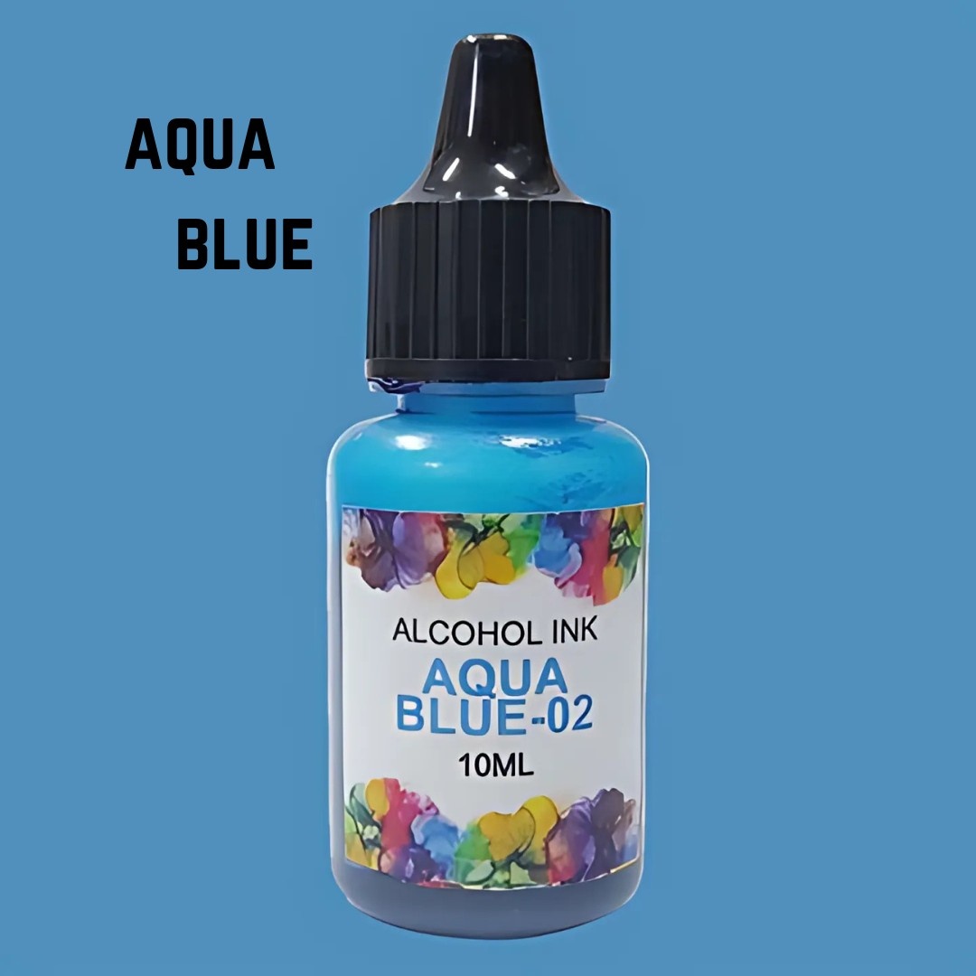 Aquablu Aqua Blue Alcohol Ink 10 Ml - Image 1