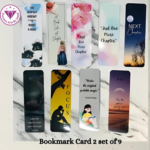Bookmark Card (Set of 9) (2) Bookmark Card 1 set of 9 - Image 1