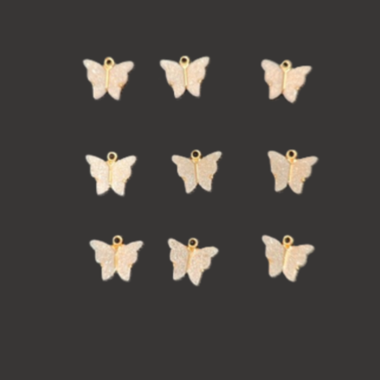 Silver Butterfly 8 Charm