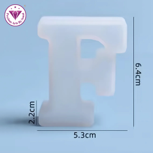 F 2.5 inch Alphabet Mold F - Image 1