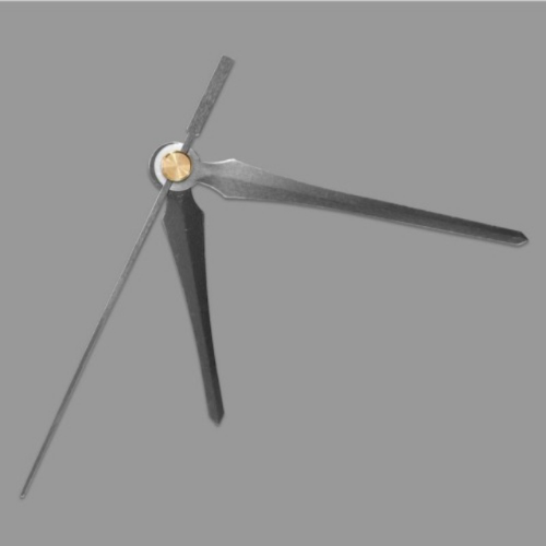 Silver Clock Hands - Design 04 Silver Clock Hands - Design 04 - Image 1