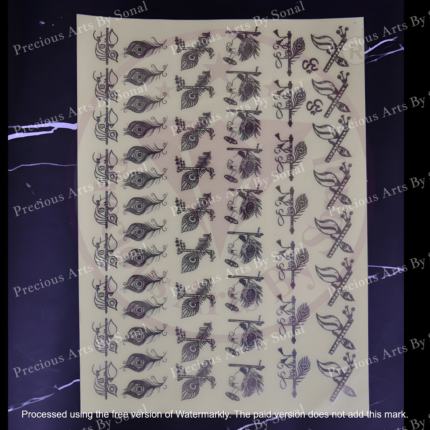 Metallic Sheet Golden - Mantra Design 36