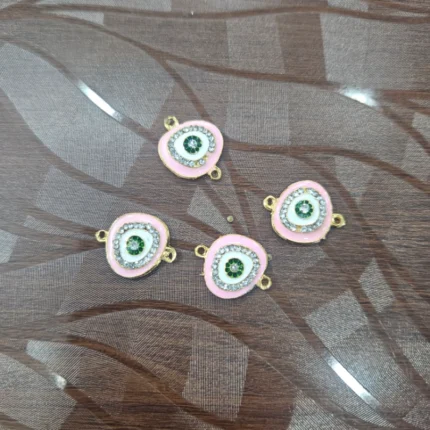 Pink Rakhi Evil Eye Charm