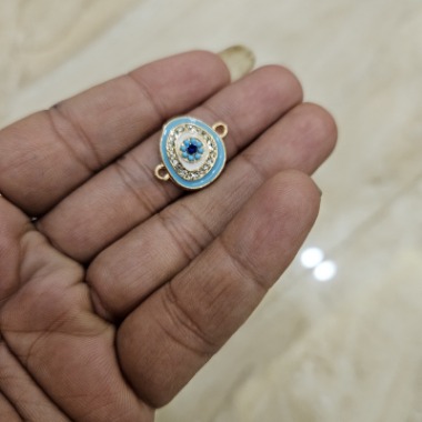 Blue Rakhi Evil Eye Sky Charm