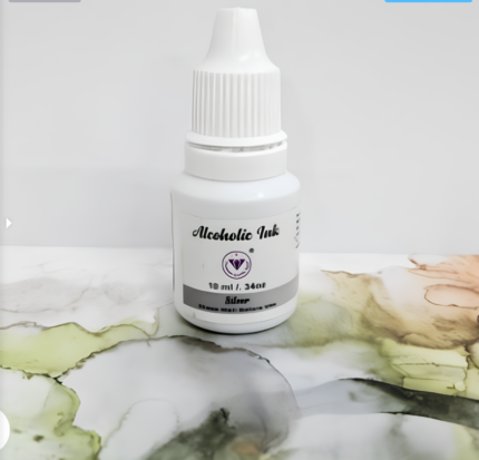 Silver Precious Alcohol Ink