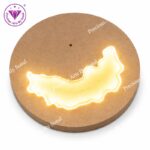 Clock Flower Preservation Wireless MDF 22mm