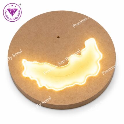 Clock Flower Preservation Wireless MDF 22mm