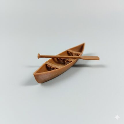 Brown Boat Miniature