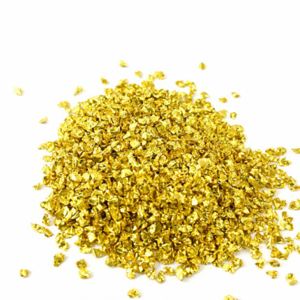 Golden - Small Glass Granules - 100gm