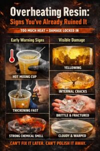 Overheating Resin