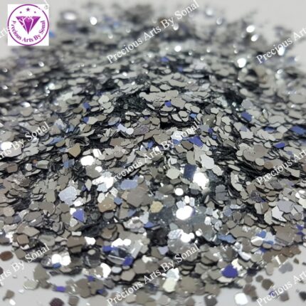 Glass Chips - Grey - 100gm