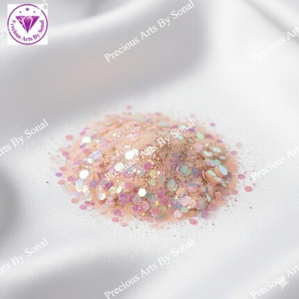 Peach Combi Glitters - 20gm