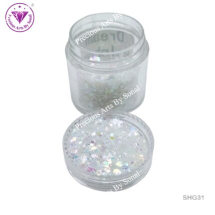 Shimmer Glitter - Dream Rainbow White